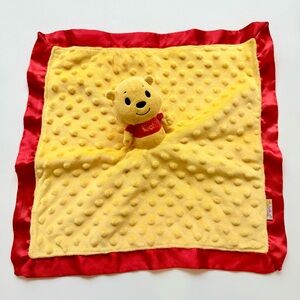 Hallmark Itty Bittys Disney Winnie the Pooh Lovey Security Blanket Satin Edge